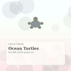 Ocean Turtles Paint Set Ocean Turtles Paint Set