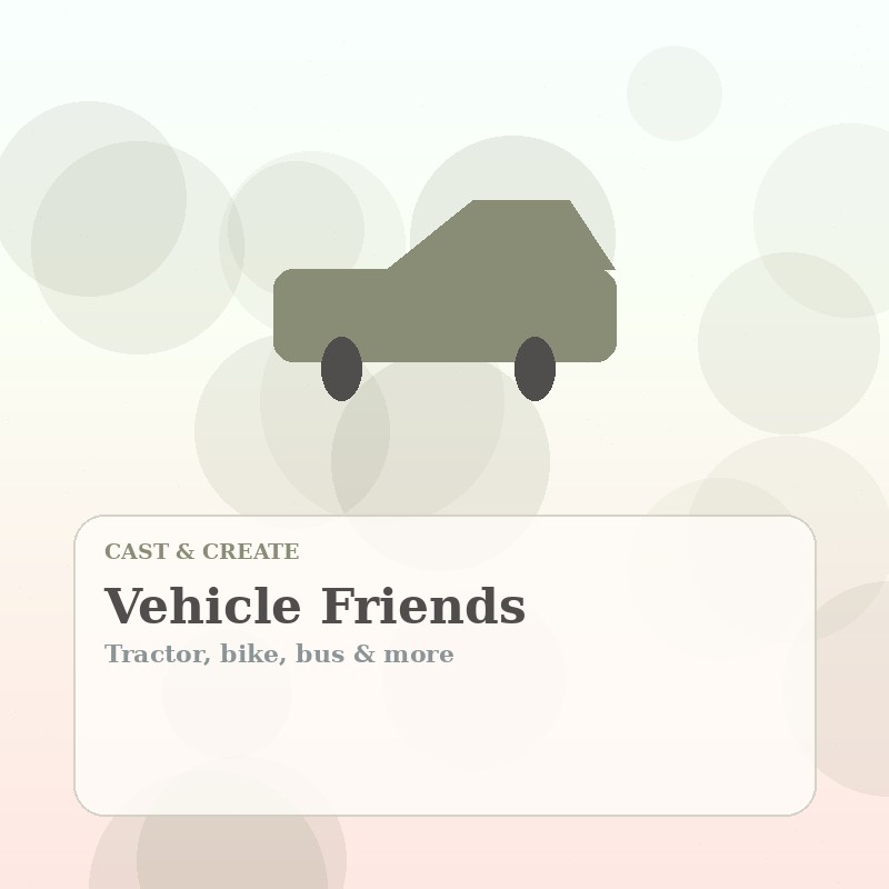 Vehicle Friends Cast Set