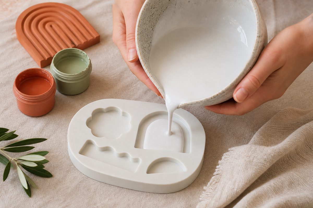 Cast & Create casting keepsakes and gift pieces in the studio